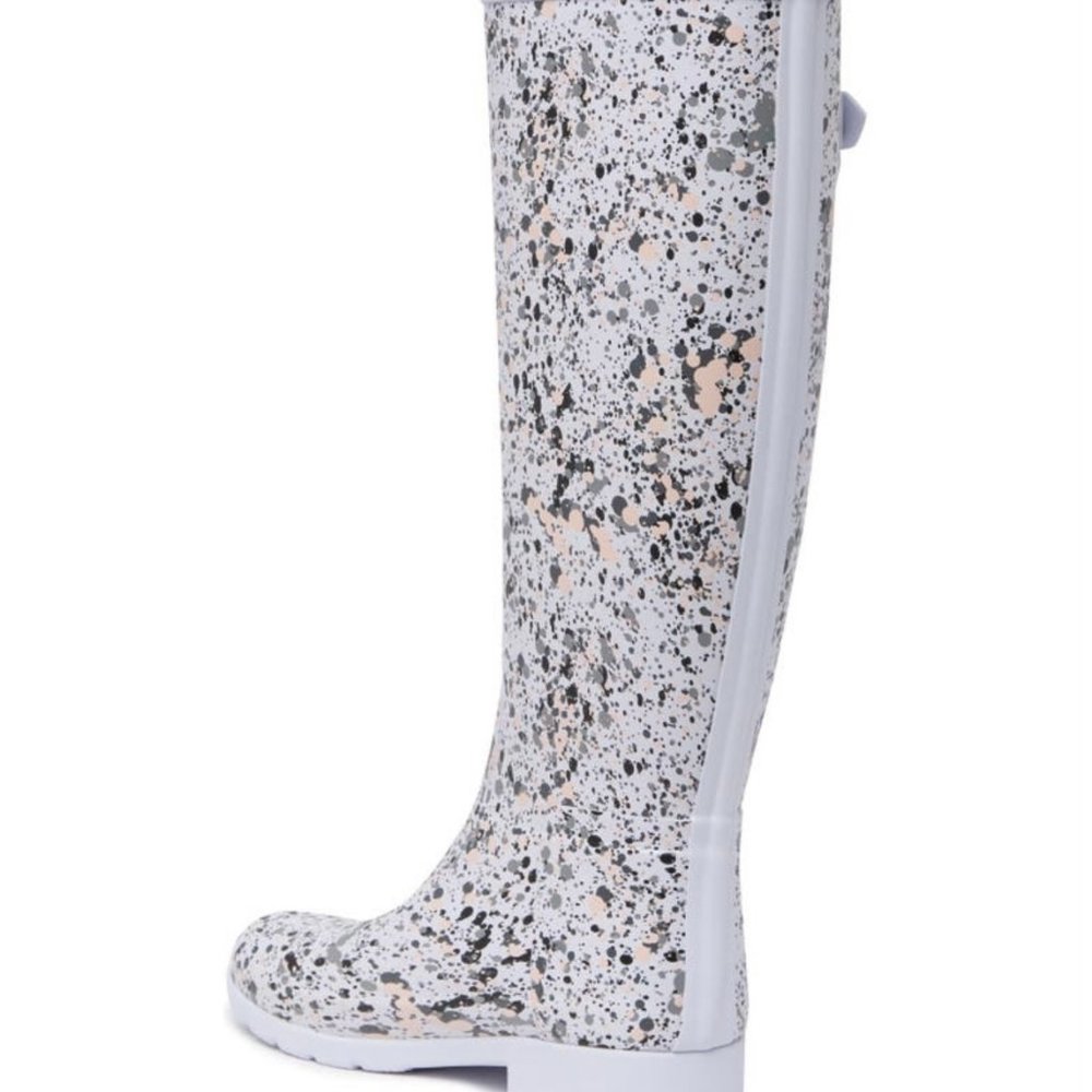 HUNTER Particle Print Spurrey Rain Boots - Picture 6 of 7